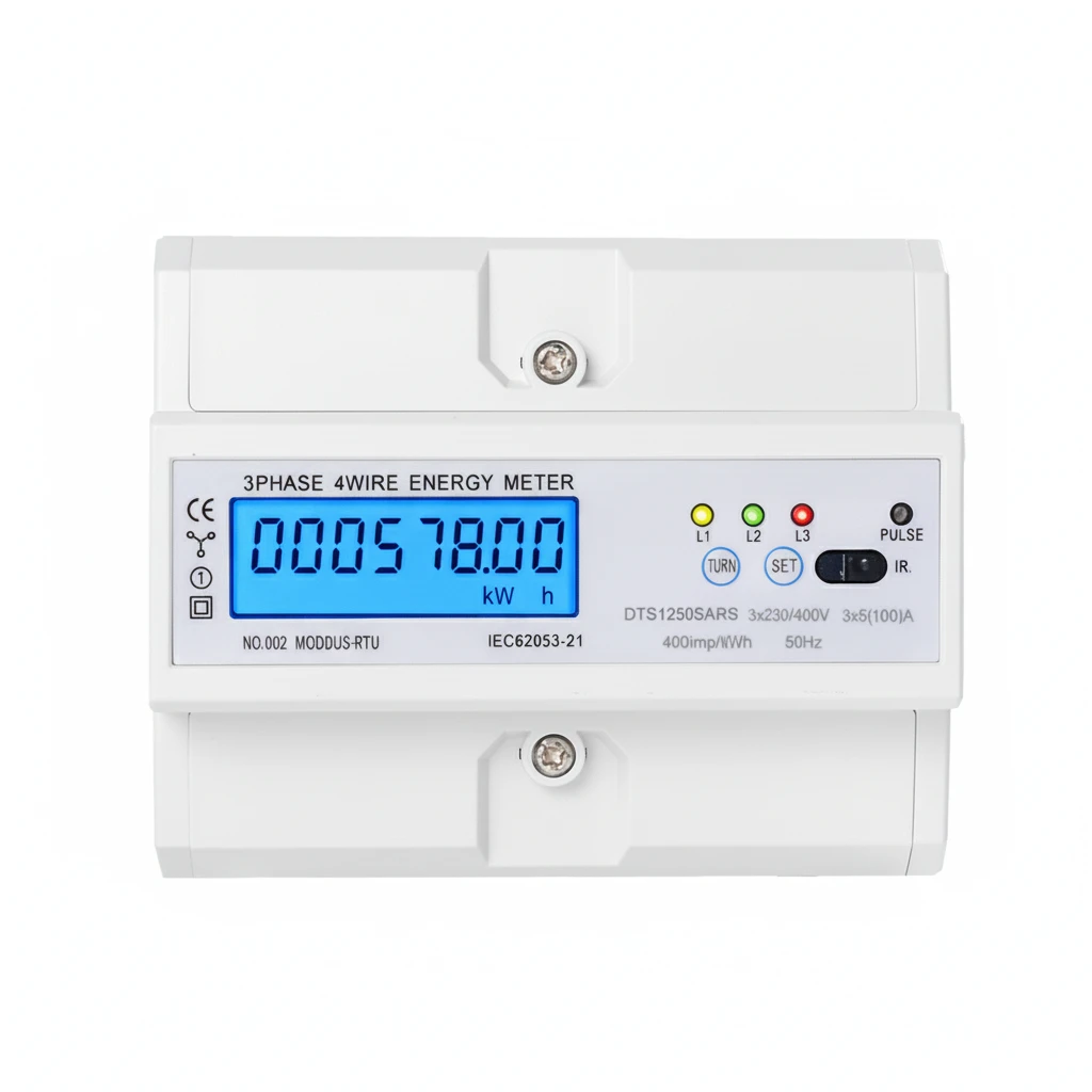 NANSHINE Three Phase Din Rail Energy Meter for Industrial Power Systems